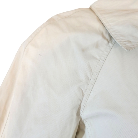 Lafayette 148 Off-White Asymmetric Zipper Moto Jacket - Picture 5 of 10